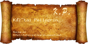 Kátai Pellegrin névjegykártya